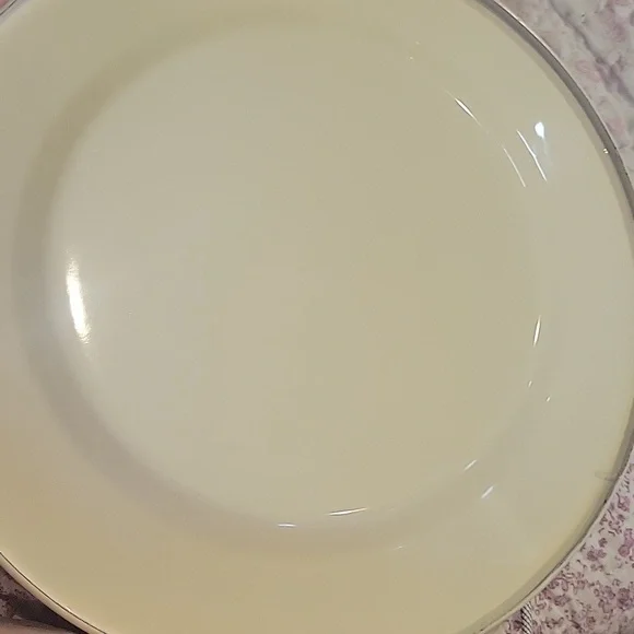 Western Bull/ Enamal/ Metal Base Lg.Dinner Plate Set/7, Apprx.12 In.EUC - Picture 3 of 3